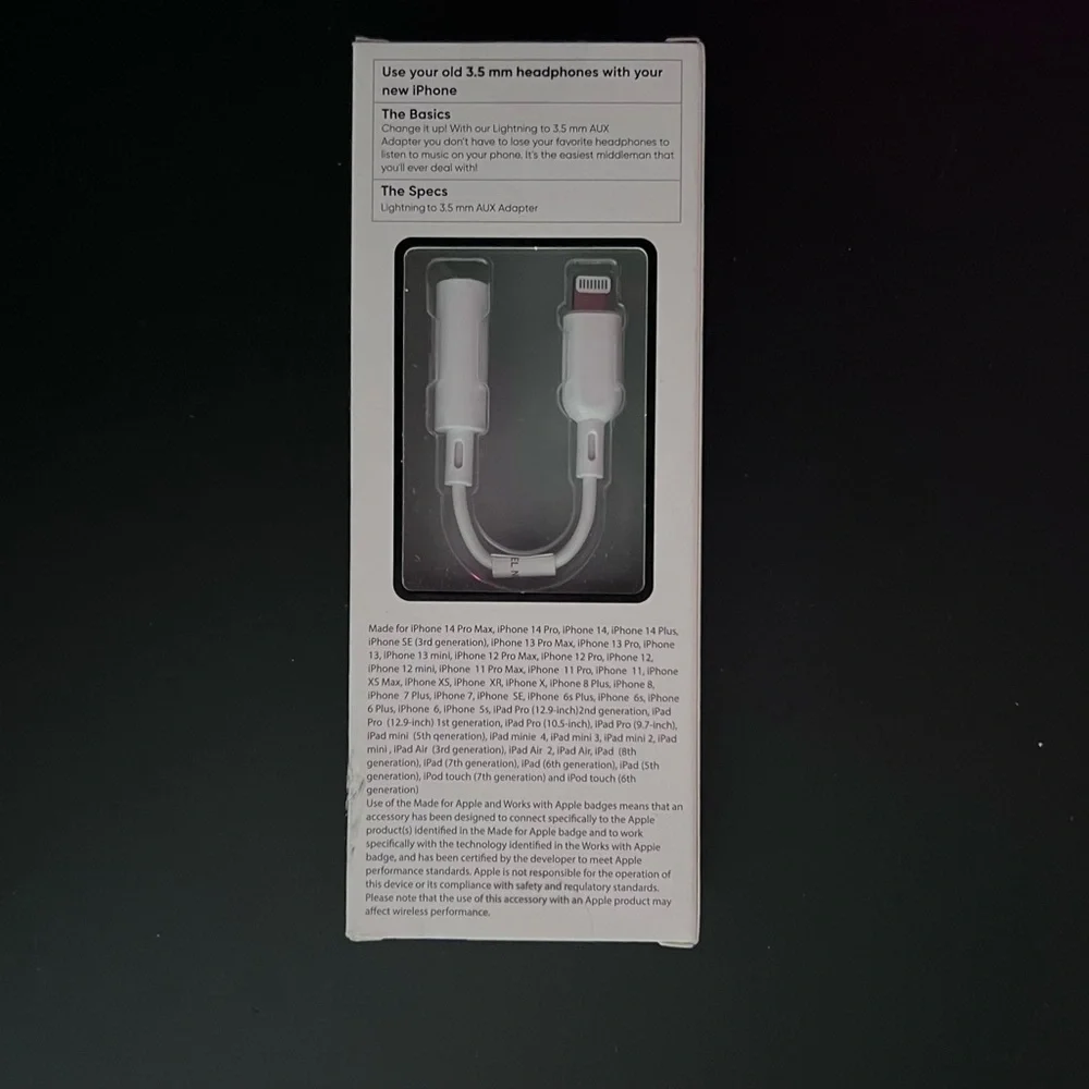 Apple Audio Adapter - White